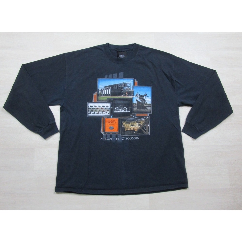 Harley Davidson Motorcycles Museum T Shirt Men's (XL) Biker Milwaukee Wisconsin